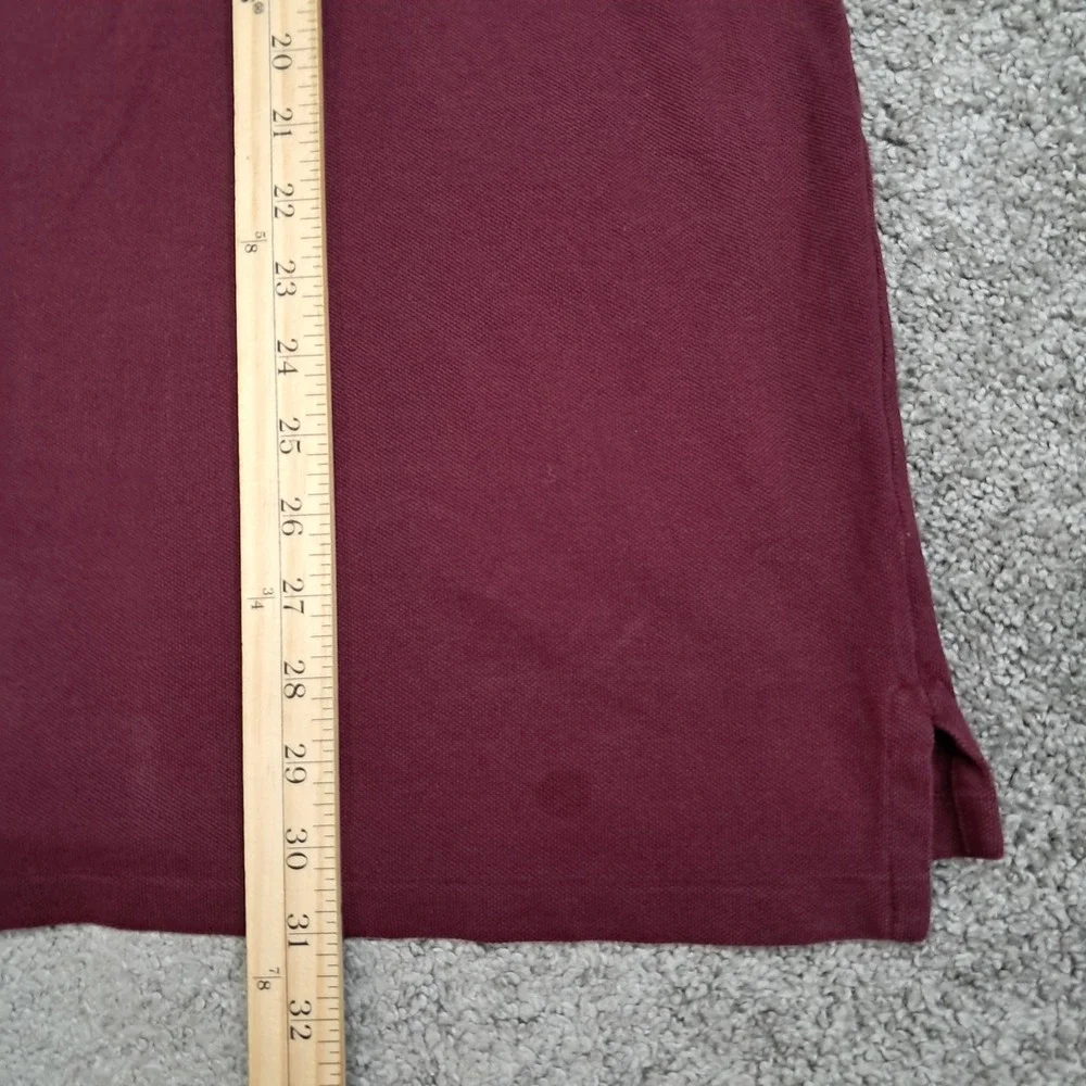 Polo Ralph Lauren Mens Big Pony Short Sleeve Polo Shirt Burgundy 2XB 7413
